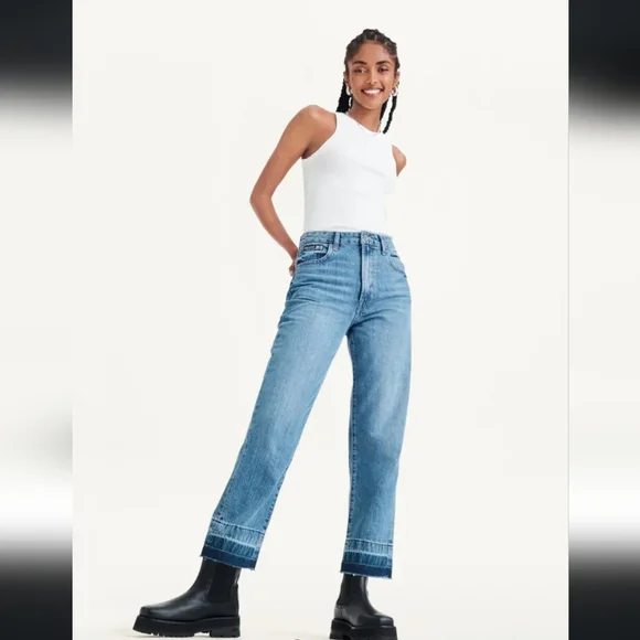 DKNY Straight High-Rise Jeans Model ‘Kent’ - Picture 5 of 15
